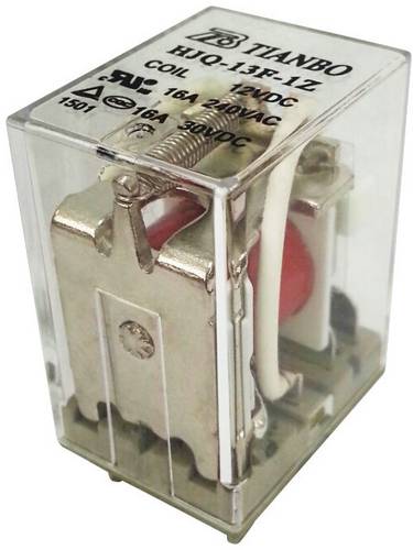 Tianbo Electronics HJQ-13F-1Z -220/240VAC Steckrelais 230 V/AC 20 A 1 Wechsler 1 St.