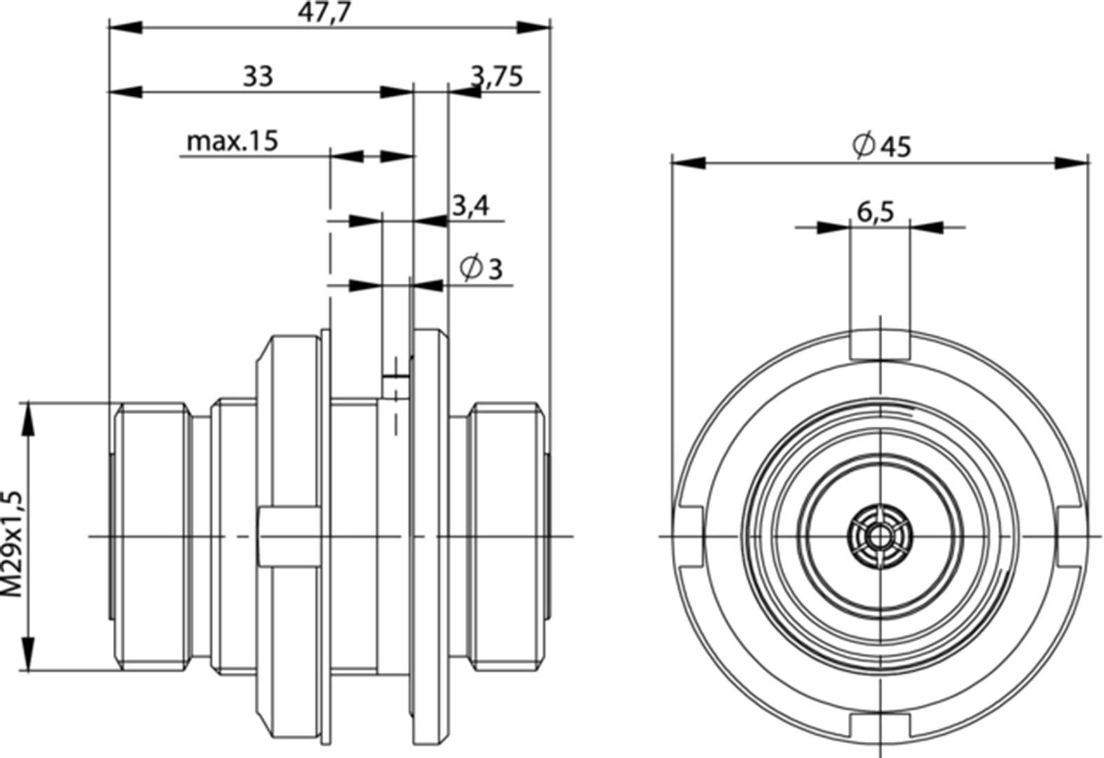 Telegärtner 100024557 100024557 HF-Adapter 7-16-DIN-Buchse - 7-16-DIN-Buchse 1St.