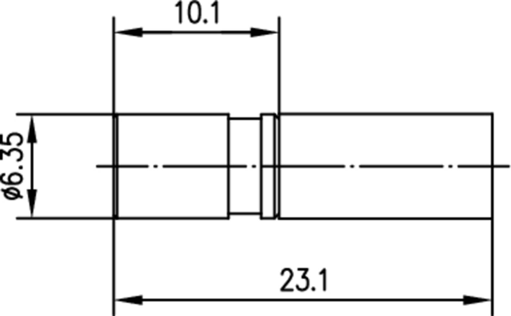 Telegärtner 100024872 100024872 SMB-Steckverbinder Buchse, gerade 50Ω 1St.