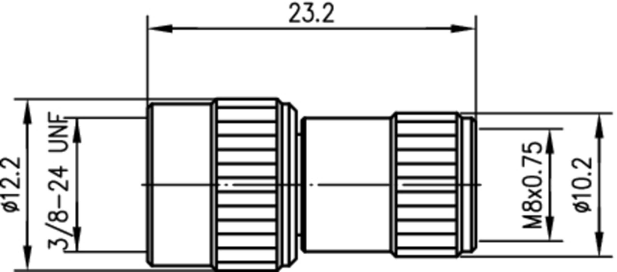 Telegärtner 100024363 100024363 Koax-Adapter Mini-UHF-Stecker - FME-Stecker 1St.