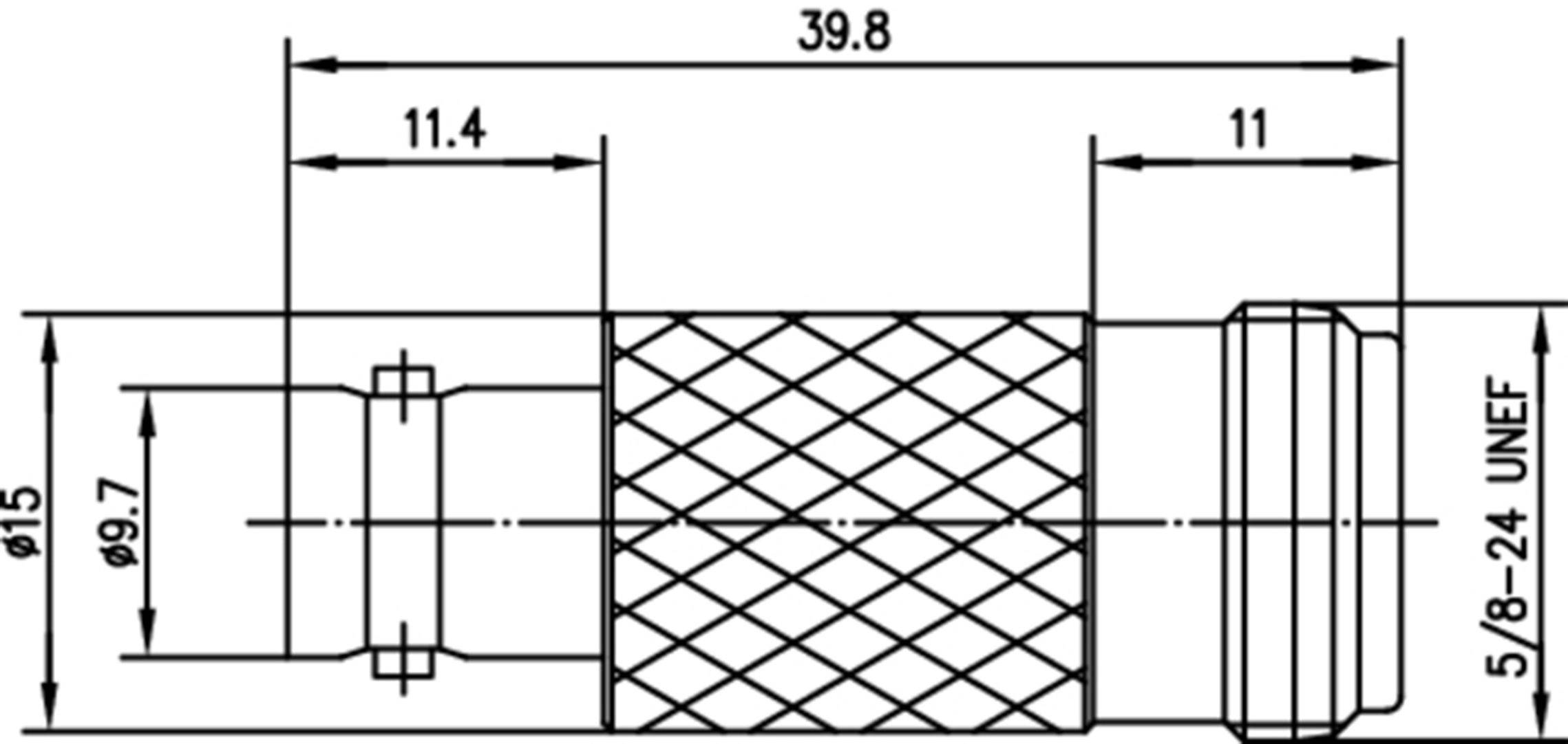 Telegärtner J01008A0088 J01008A0088 Koax-Adapter BNC-Buchse - N-Buchse 1 St.