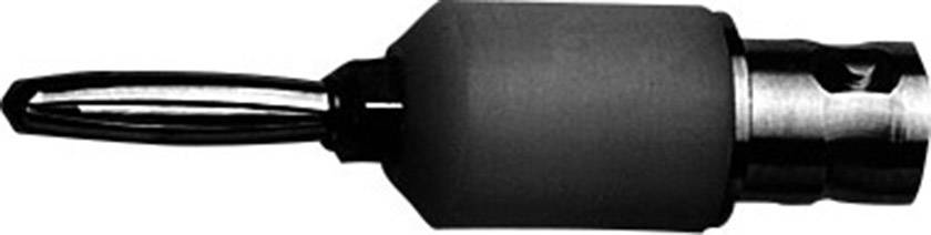 Telegärtner J01008A0624 Messadapter BNC-Buchse - Lamellenstecker 4 mm Silber, Weiß