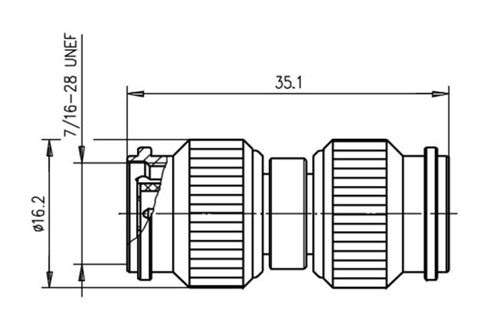 Telegärtner J01014A2806 J01014A2806 TNC-Adapter TNC-Stecker - TNC-Stecker
