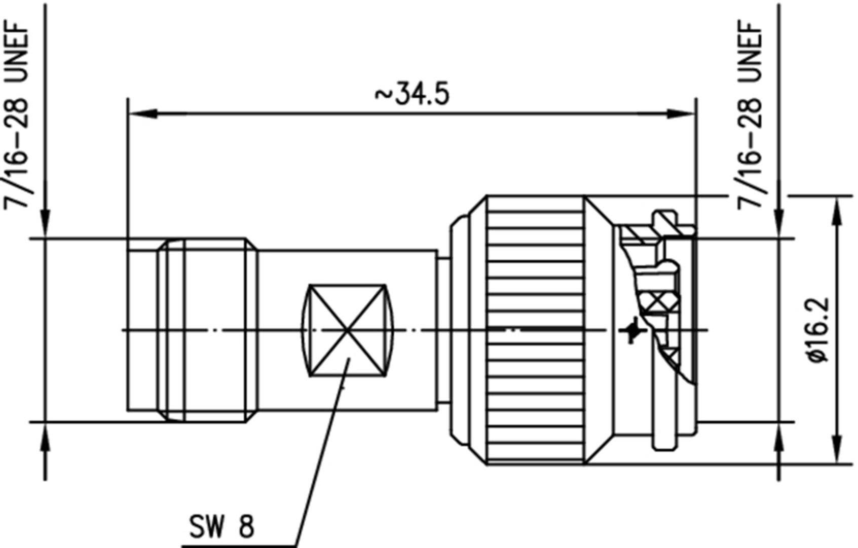 Telegärtner 100023838 100023838 Koax-Adapter TNC-Buchse - TNC-Reverse-Stecker 1St.