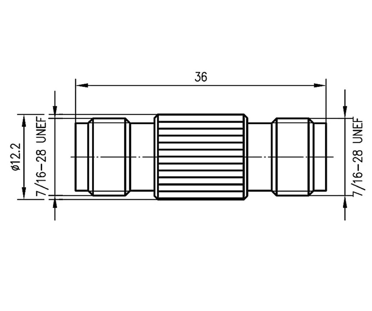Telegärtner 100023833 100023833 TNC-Adapter TNC-Buchse - TNC-Buchse 1St.