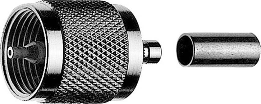 Telegärtner 100024321 100024321 UHF-Steckverbinder Stecker, gerade 50Ω 1St.