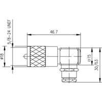 Telegärtner 100024340 100024340 UHF-Steckverbinder Stecker, gewinkelt 50Ω 1St. Telegärtner 100024340 100024340 UHF-Steckverbinder Stecker, gewinkelt 50Ω 1St.