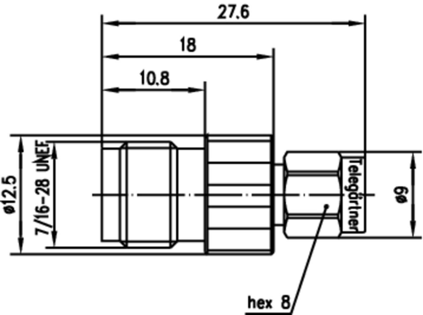 Telegärtner 100023880 100023880 Koax-Adapter TNC-Buchse - SMA-Stecker 1St.
