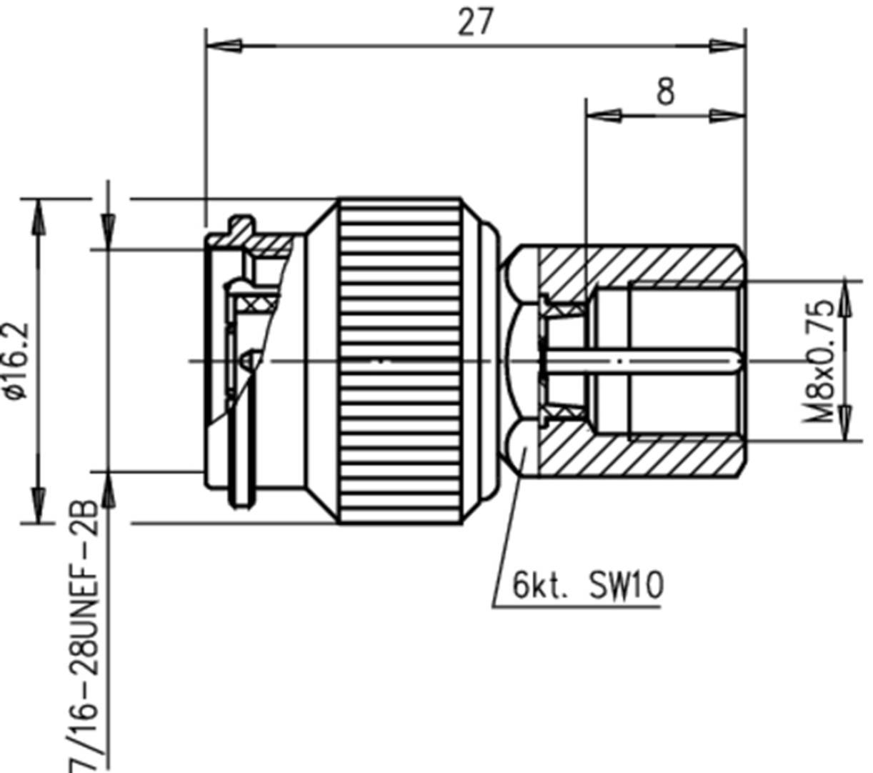 Telegärtner 100023860 100023860 Koax-Adapter TNC-Stecker - FME-Stecker 1St.