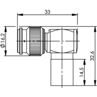 Telegärtner 100023721 100023721 TNC-Steckverbinder Stecker, gewinkelt 50 Ω 1 St. Telegärtner 100023721 100023721 TNC-Steckverbinder Stecker, gewinkelt 50 Ω 1 St.