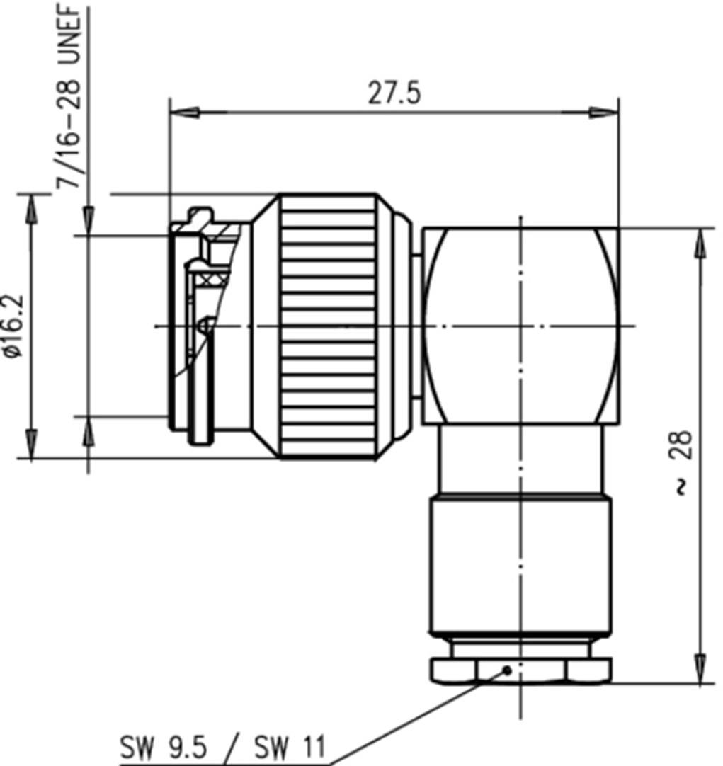 Telegärtner J01012A0002 J01012A0002 TNC-Steckverbinder Stecker, gewinkelt 75 Ω 1 St.