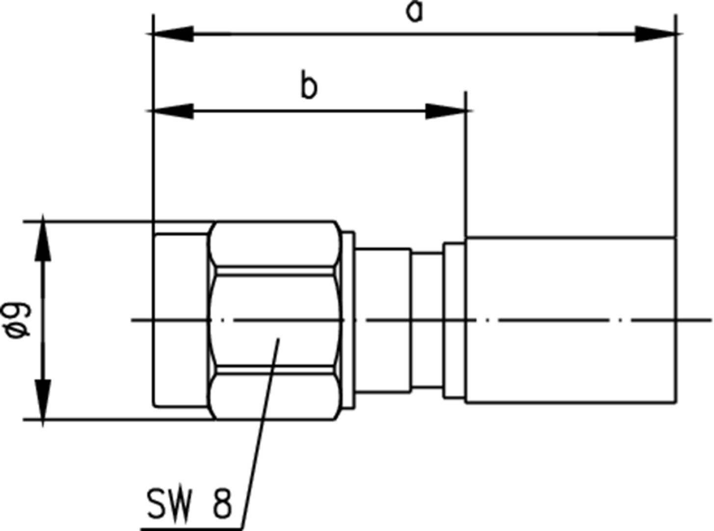 Telegärtner 100024637 100024637 SMA-Steckverbinder Stecker, gerade 50Ω 1St.