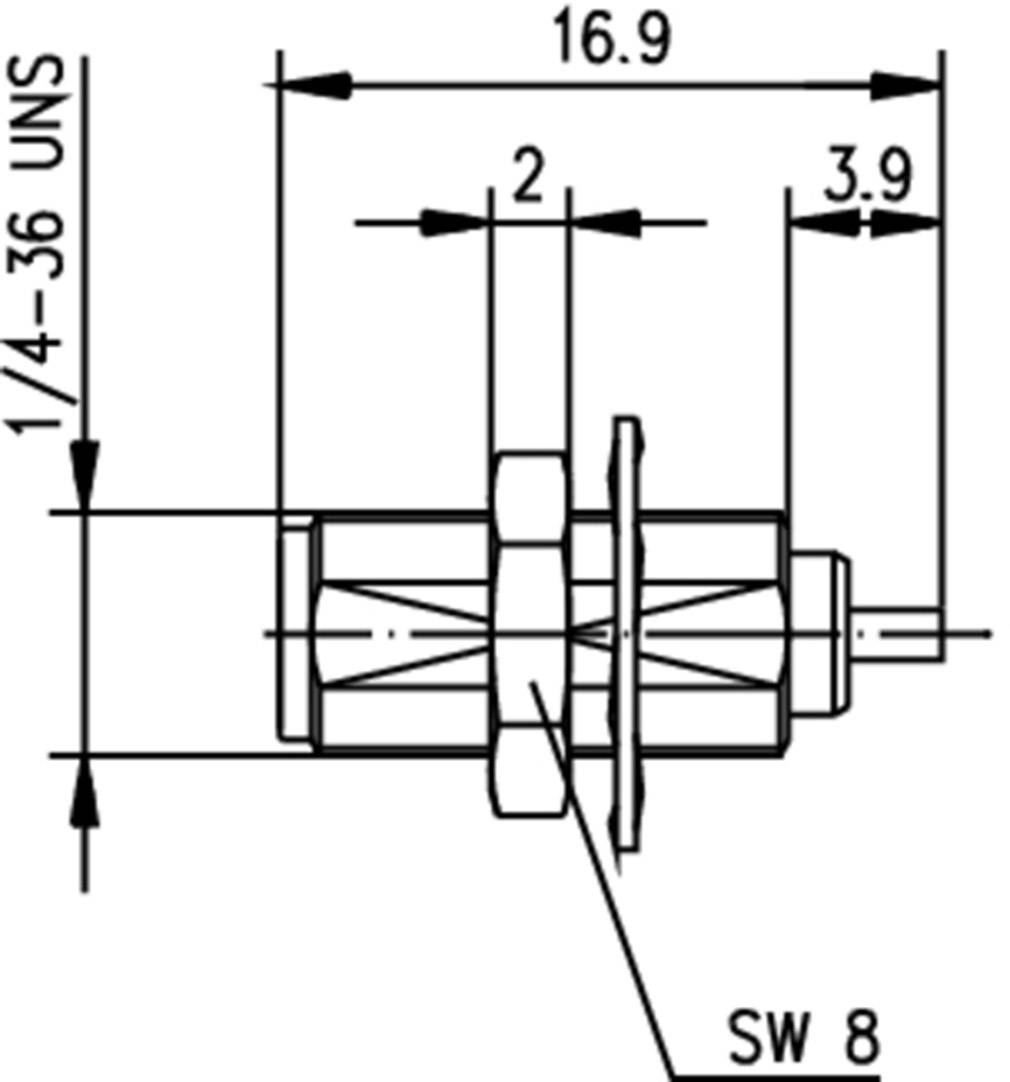 Telegärtner 100024708 100024708 SMA-Steckverbinder Buchse, Einbau 50Ω 1St.