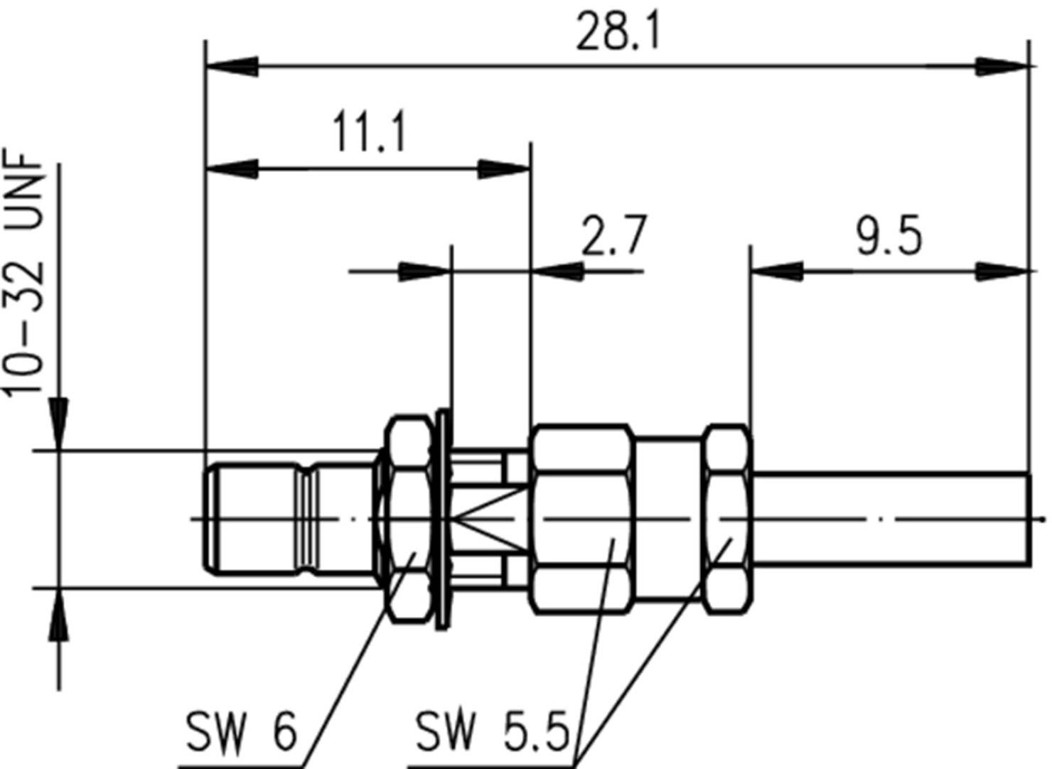 Telegärtner 100024842 100024842 SMB-Steckverbinder Stecker, Einbau 50Ω 1St.