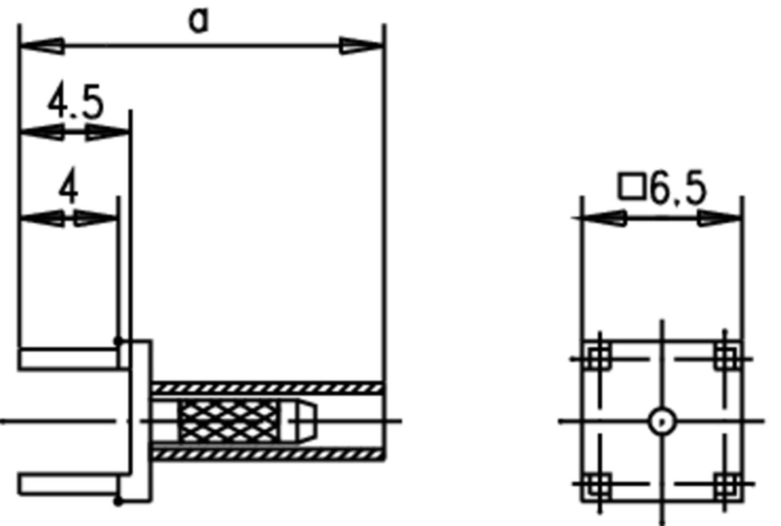 Telegärtner 100021304 100021304 Kabeldirektanschluss Leiterplattensockel, gerade 1St.