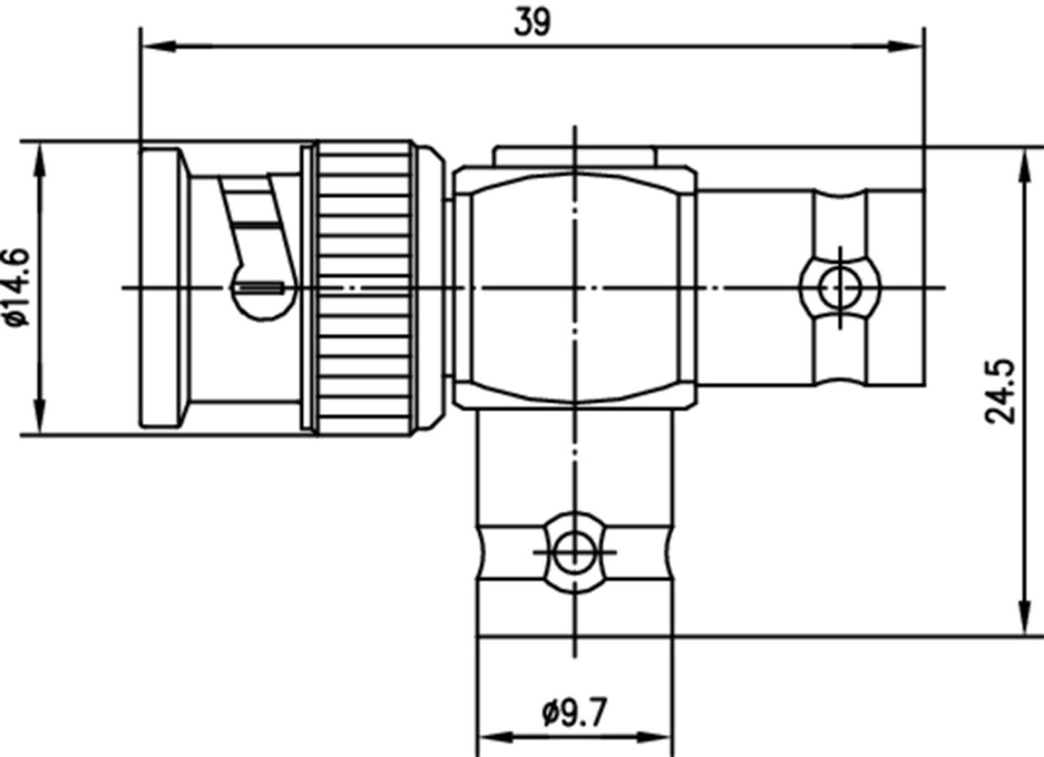 Telegärtner 100023587 100023587 BNC-Adapter BNC-Stecker - BNC-Buchse, BNC-Buchse 1St.