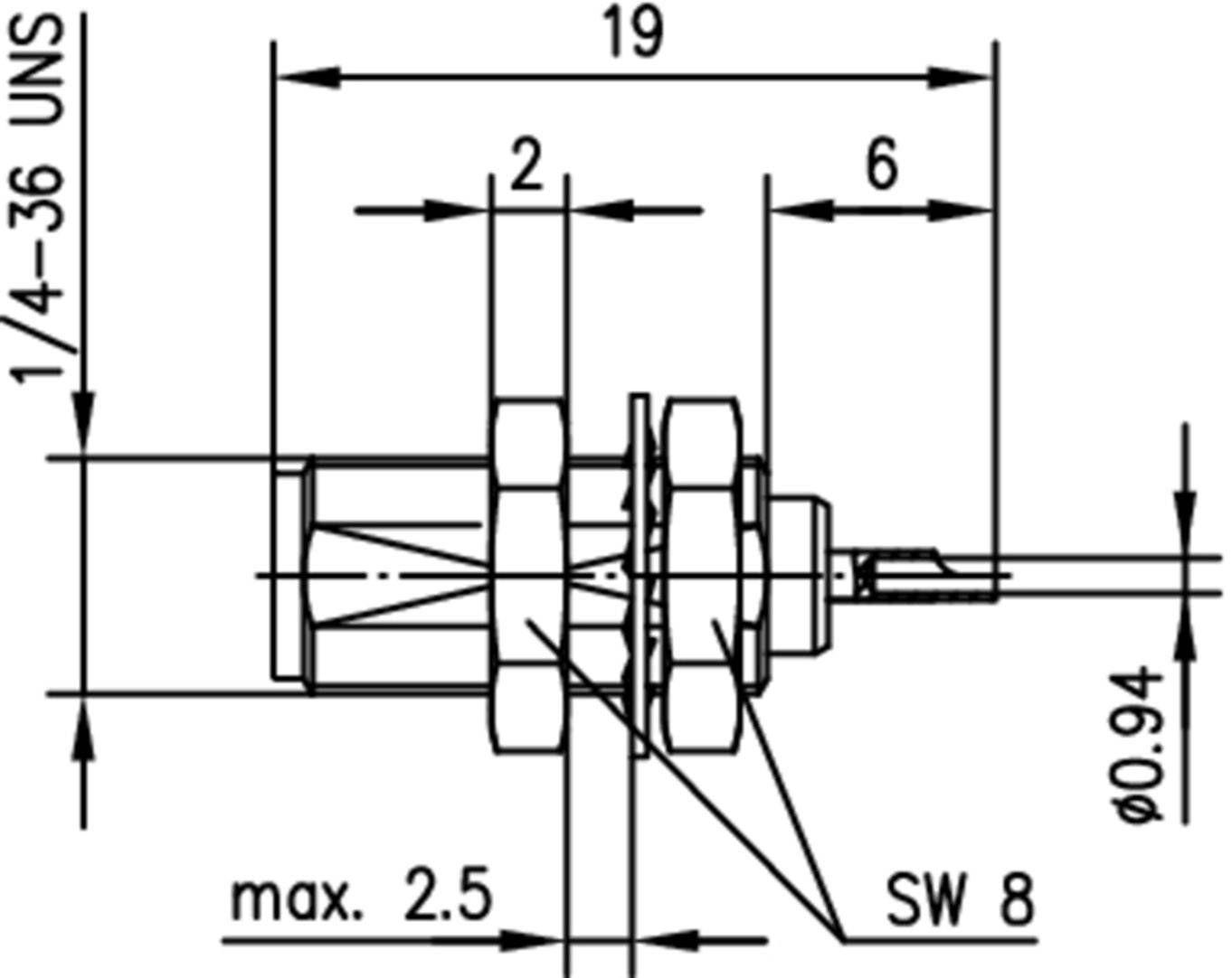 Telegärtner 100024697 100024697 SMA-Steckverbinder Buchse, Einbau 50Ω 1St.