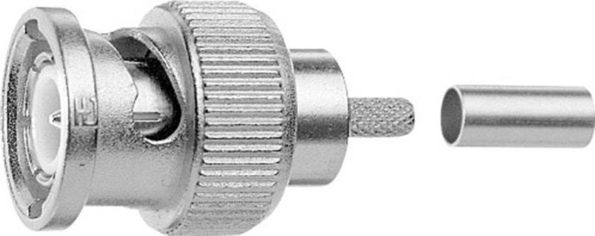 Telegärtner 100023449 100023449 BNC-Steckverbinder Stecker, gerade 75Ω 1St.