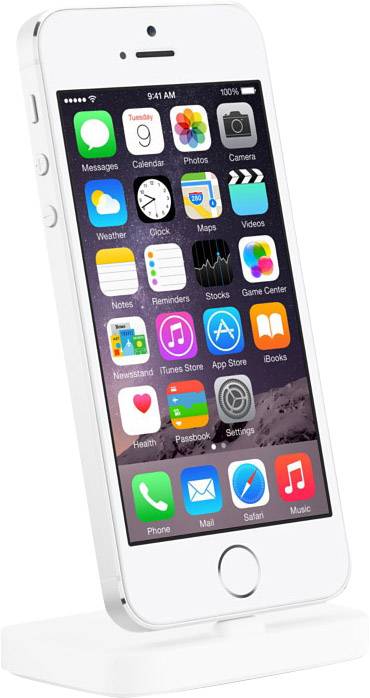 Apple iPhone Lightning Dock iPhone Dockingstation Apple Weiß