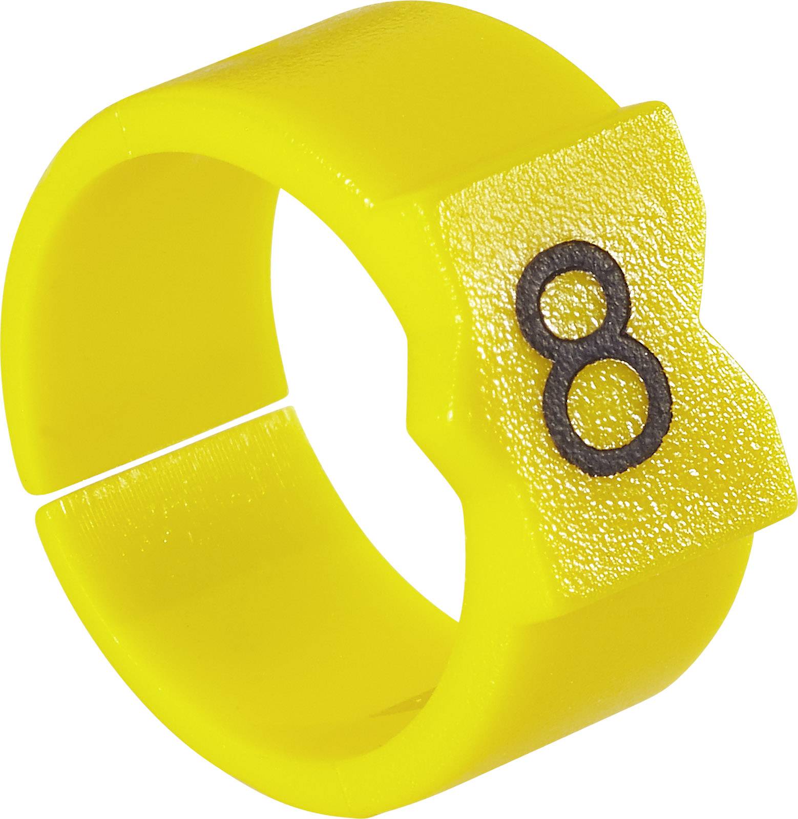 TE Connectivity STD09Y-3 Kennzeichnungsclip Aufdruck 3 Außendurchmesser-Bereich 3.25 bis 4.50mm 410908-000