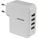 Basetech SUC-4900/4 SUC-4900/4 USB-Ladegerät Steckdose Ausgangsstrom (max.) 4900 mA 4 x USB Basetech SUC-4900/4 SUC-4900/4 USB-Ladegerät Steckdose Ausgangsstrom (max.) 4900 mA 4 x USB