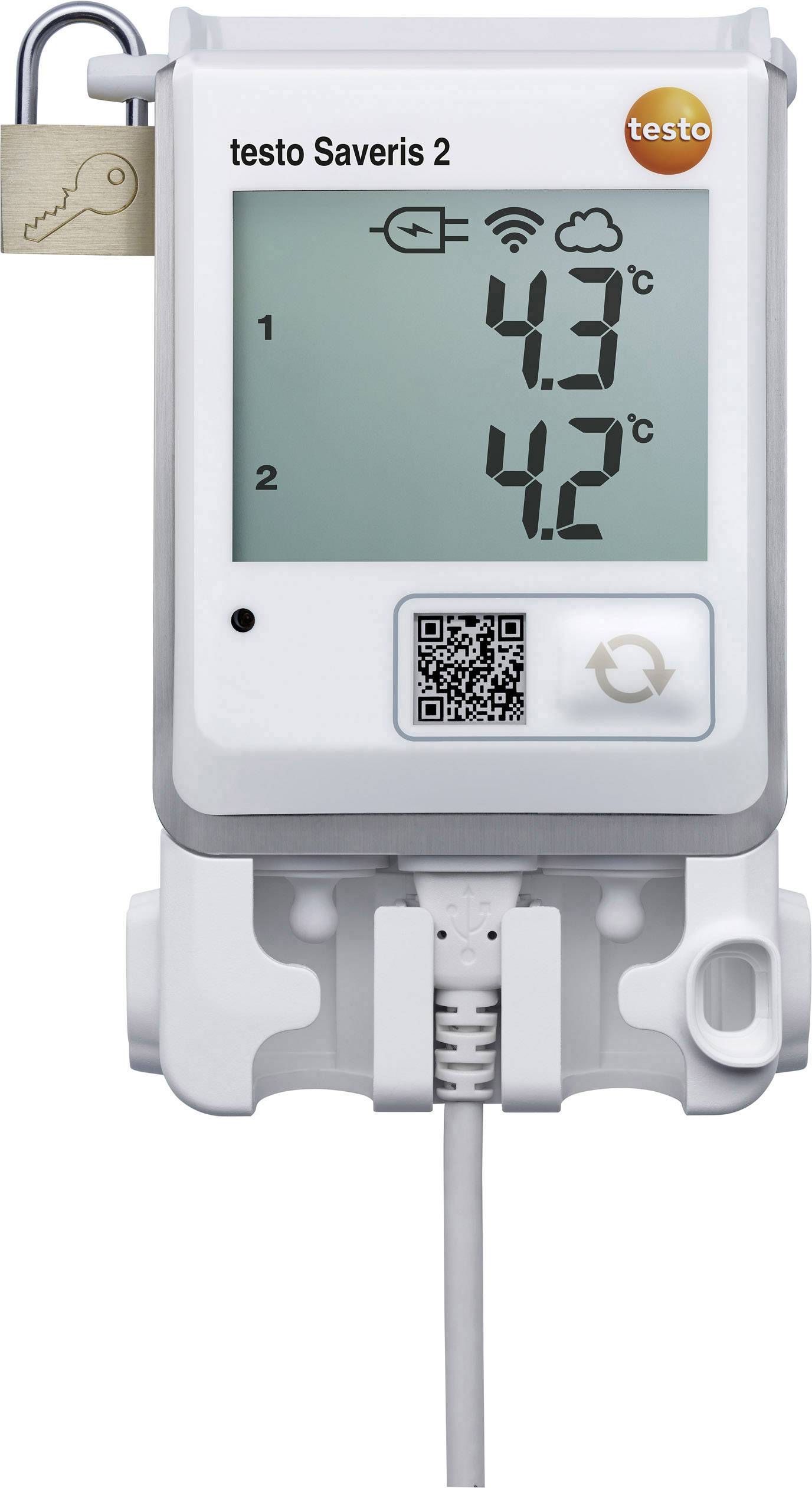 Testo 0572 2032 Saveris 2-T2 Temperatur-Datenlogger Messgröße Temperatur -50 bis 150°C
