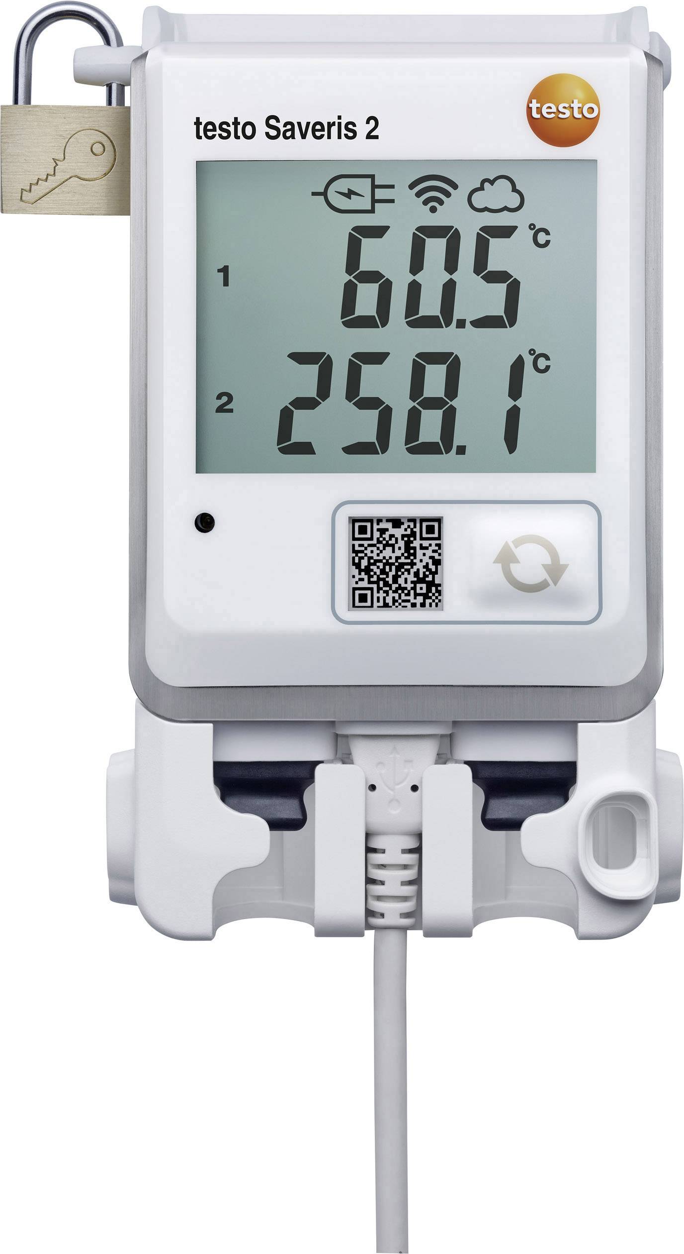 Testo 0572 2033 Saveris 2-T3 Temperatur-Datenlogger Messgröße Temperatur -200 bis 1350°C