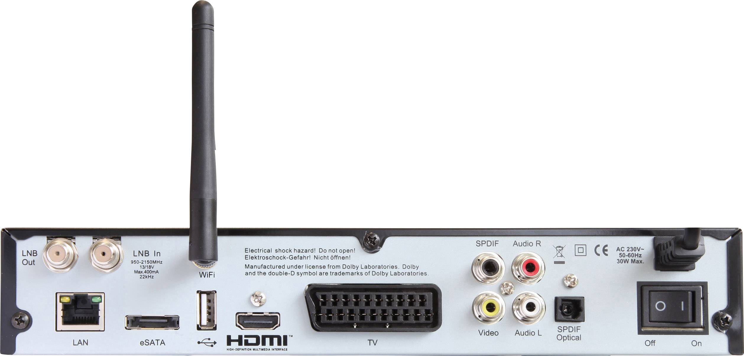 TelSky S400I HD-SAT-Receiver inklusive HD+ Karte