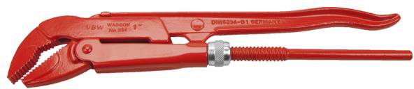 VBW VBW Eckrohrzangen, rot lackiert, 1½ 38,1 mm