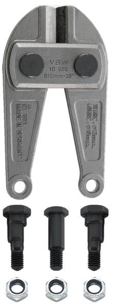 VBW Waggonit 980-1 Bolzenschneider-Messerkopf 460mm 48 HRC Passend für Marke (Bolzenschneider): VBW Waggonit