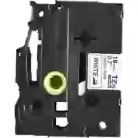 Schriftband Textil unlaminiert Brother TZe TZe-FA4B Bandfarbe: Weiß Schriftfarbe:Blau 18 mm 3 m Schriftband Textil unlaminiert Brother TZe TZe-FA4B Bandfarbe: Weiß Schriftfarbe:Blau 18 mm 3 m