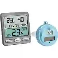 TFA Dostmann VENICE Funk-Pool-Thermometer Schwimmbecken-Thermometer Anthrazit 30.3056.10 TFA Dostmann VENICE Funk-Pool-Thermometer Schwimmbecken-Thermometer Anthrazit 30.3056.10