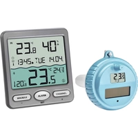 TFA Dostmann VENICE Funk-Pool-Thermometer Schwimmbecken-Thermometer Anthrazit 30.3056.10 TFA Dostmann VENICE Funk-Pool-Thermometer Schwimmbecken-Thermometer Anthrazit 30.3056.10