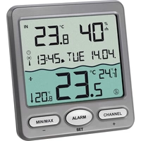 TFA Dostmann VENICE Funk-Pool-Thermometer Schwimmbecken-Thermometer Anthrazit 30.3056.10 TFA Dostmann VENICE Funk-Pool-Thermometer Schwimmbecken-Thermometer Anthrazit 30.3056.10
