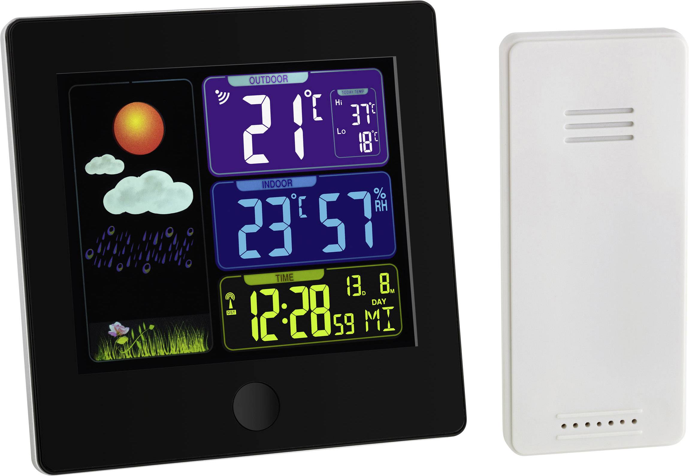 TFA Dostmann SUN 35.1133.01 Funk-Wetterstation Vorhersage für 12 bis 24 Stunden Anzahl Sensoren max. 1