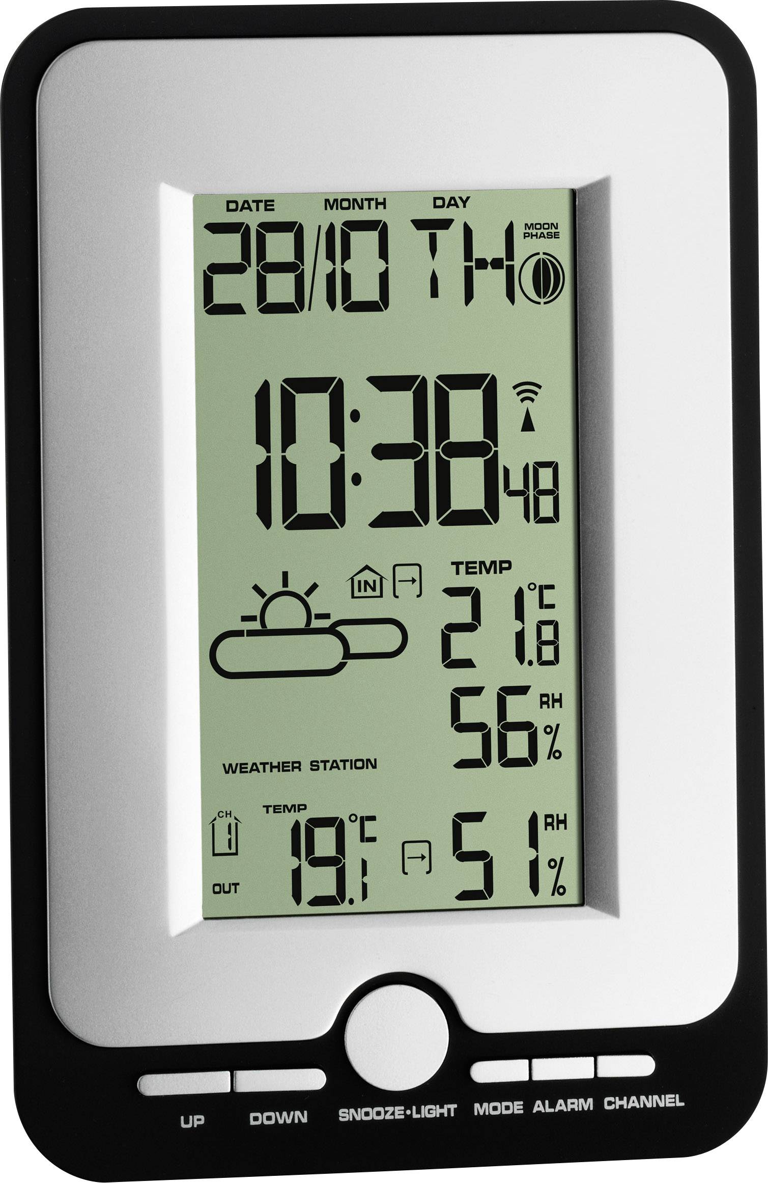 TFA Dostmann MULTY 35.1134.10 Funk-Wetterstation Anzahl Sensoren max. 3