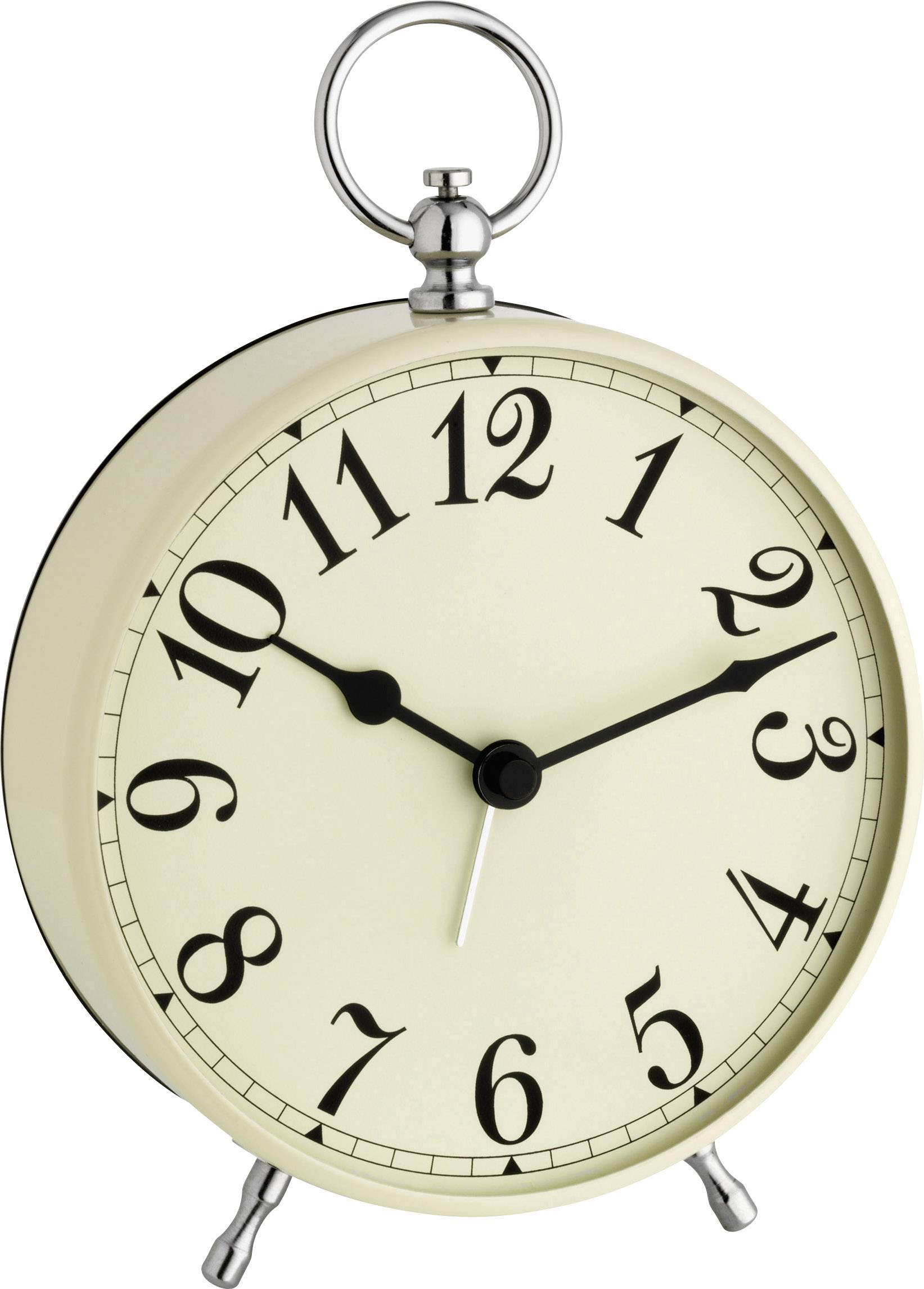 TFA Dostmann 60.1023.09 Quarz Wecker Beige