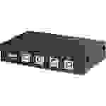 Renkforce 4 Port USB 2.0-Umschalter Schwarz