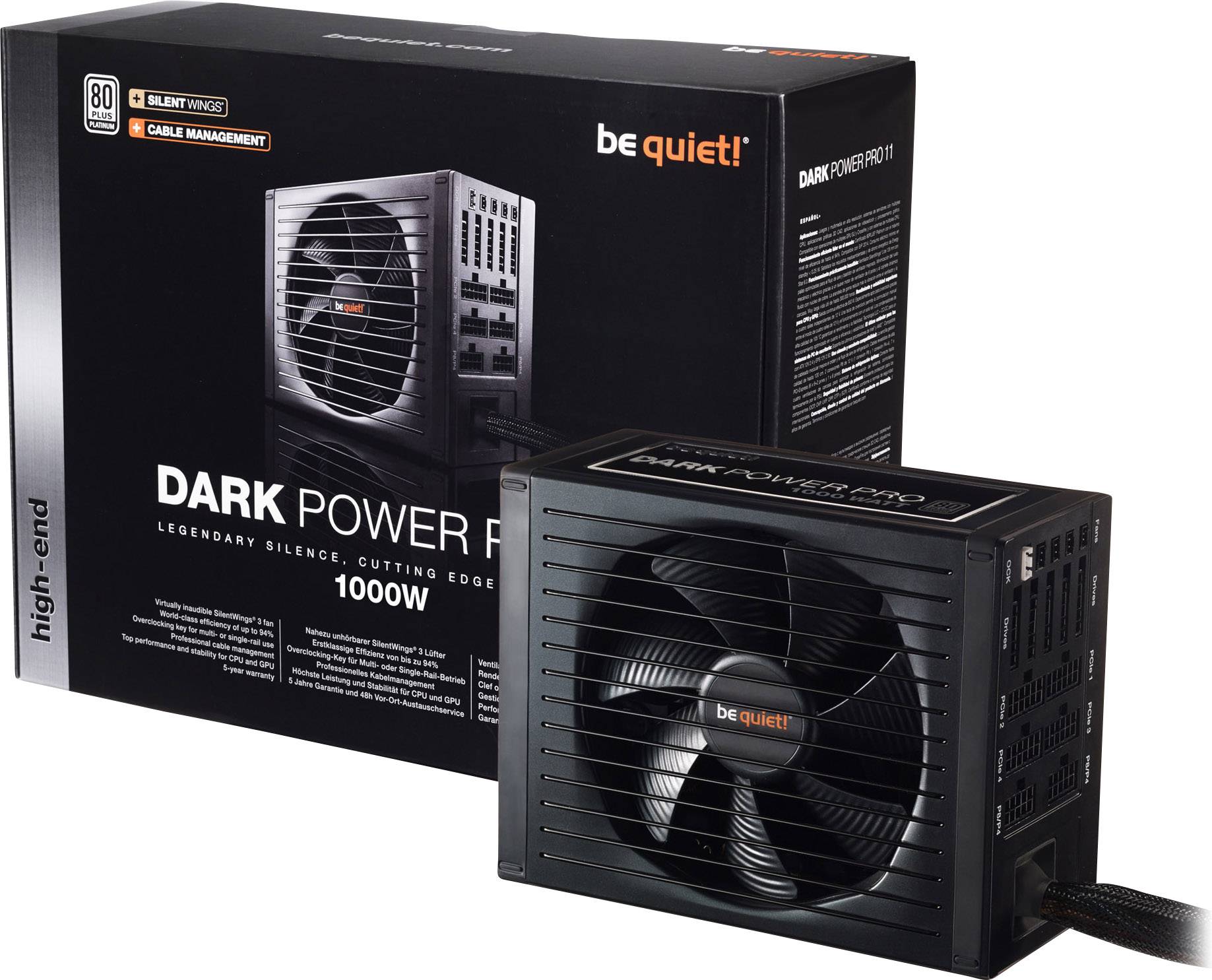 BeQuiet Dark Power Pro 11 PC Netzteil 1000 W ATX 80PLUS® Platinum
