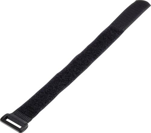 Basetech 98001c373 Klettband mit Gurt Haft- und Flauschteil (L x B) 300 mm x 20 mm Schwarz