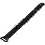 Basetech 98001c373 Klettband mit Gurt Haft- und Flauschteil (L x B) 300mm x 20mm Schwarz