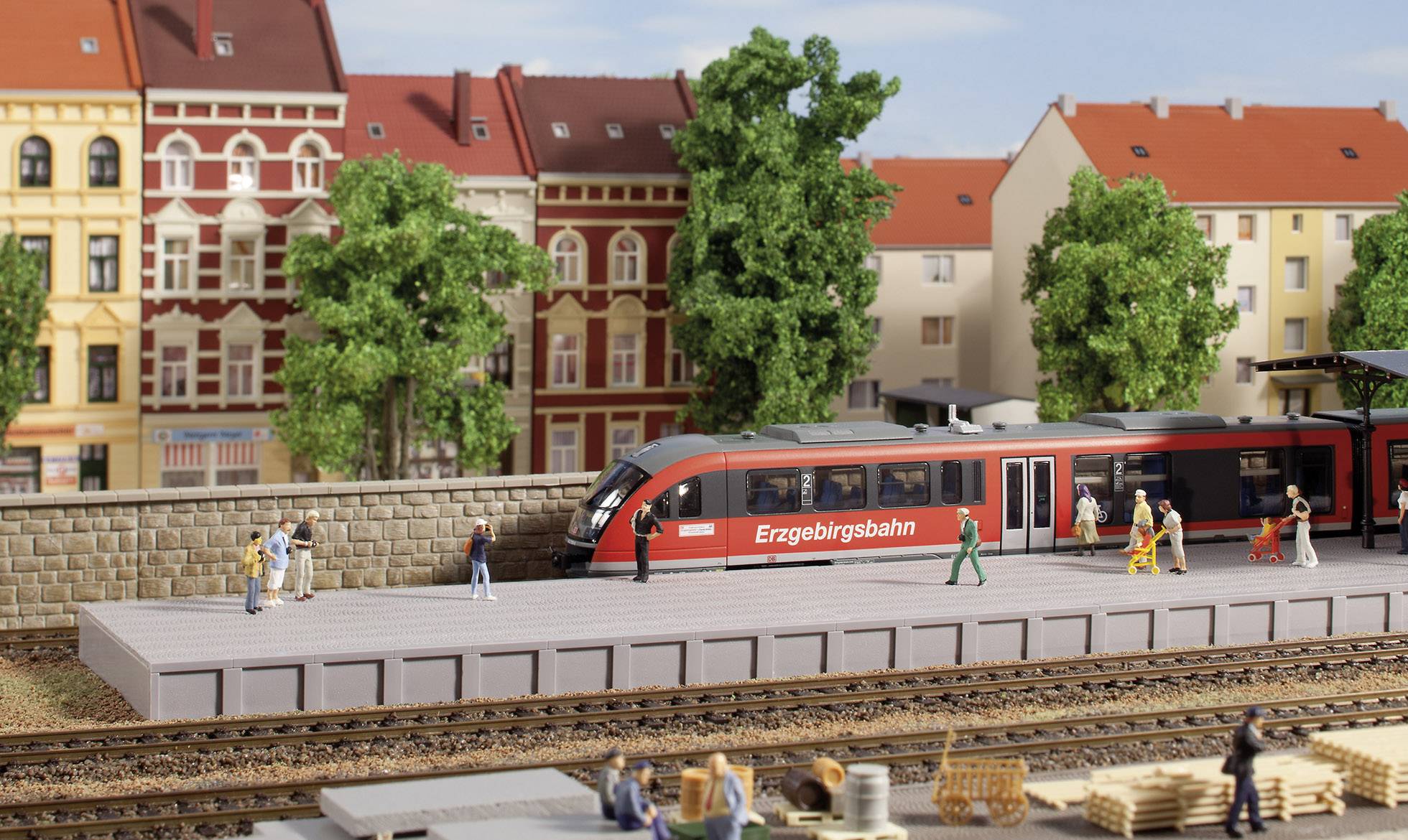 Auhagen 41634 H0 Bahnsteig