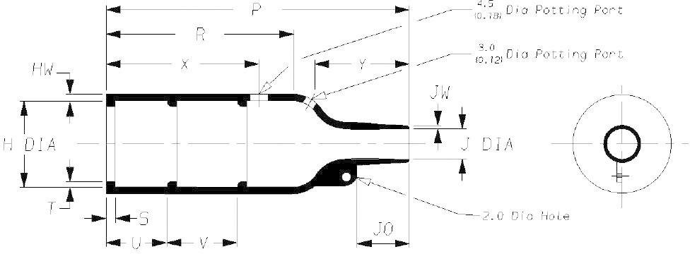 TE Connectivity 202K142-25-0 Schrumpfformteil Nenn-Innendurchmesser (vor Schrumpfung): 31mm 1St.