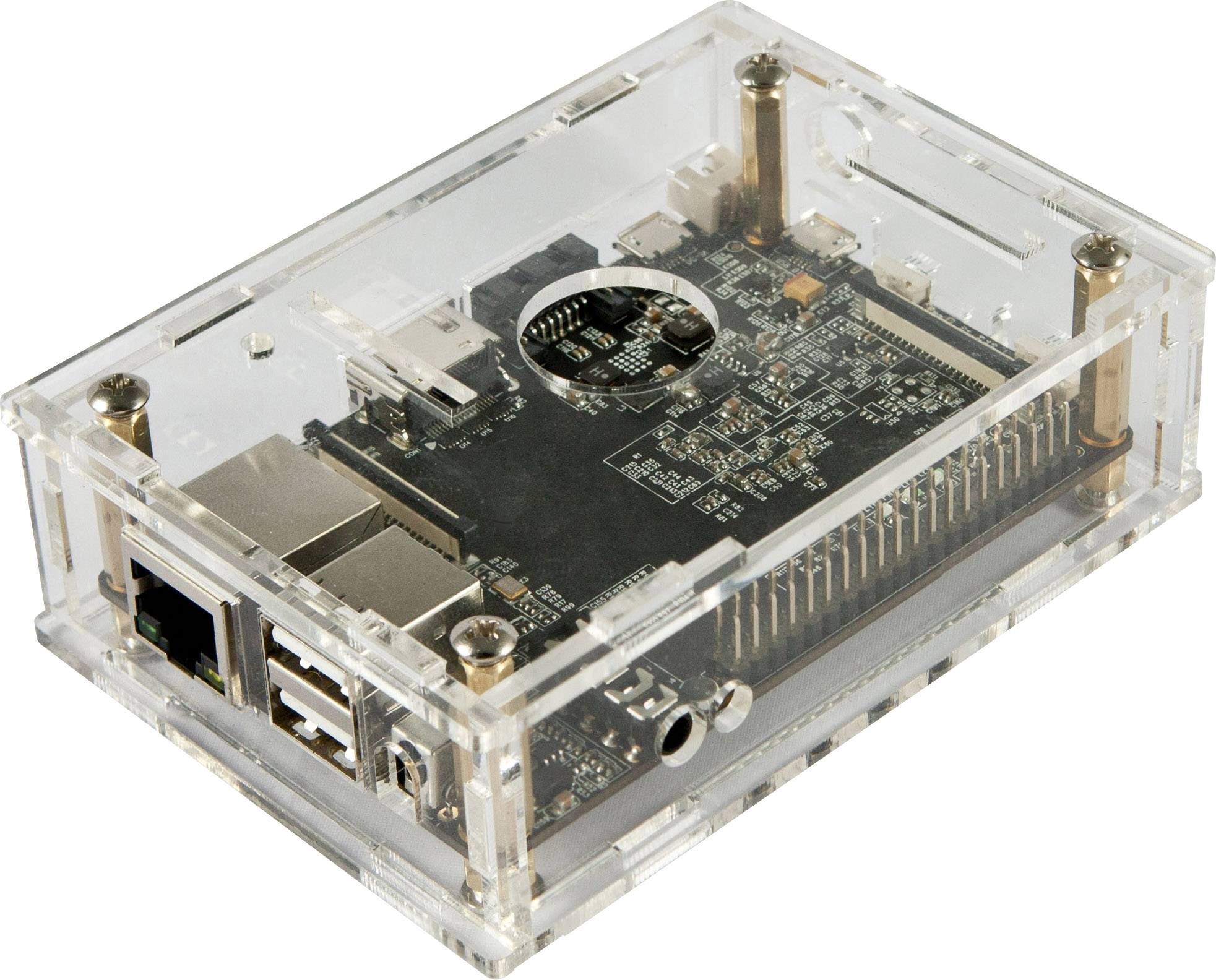 Allnet BPi_Pro_Acryl_housing SBC-Gehäuse Passend für (Entwicklungskits): Banana Pi Transparent