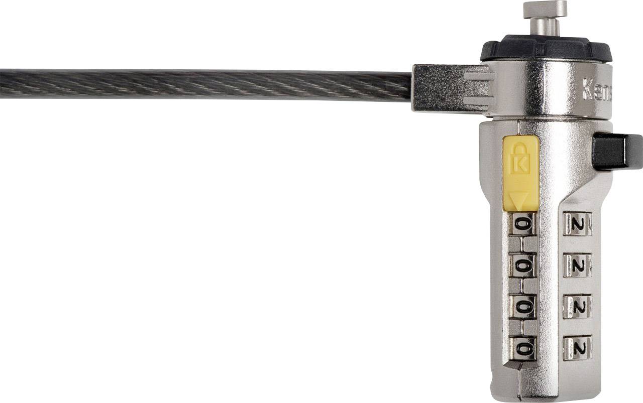 Kensington Laptopschloss Zahlenschloss superstarker T-Bar-Schließkopf zum Schutz gegen Manipulation 152mm K64675EU