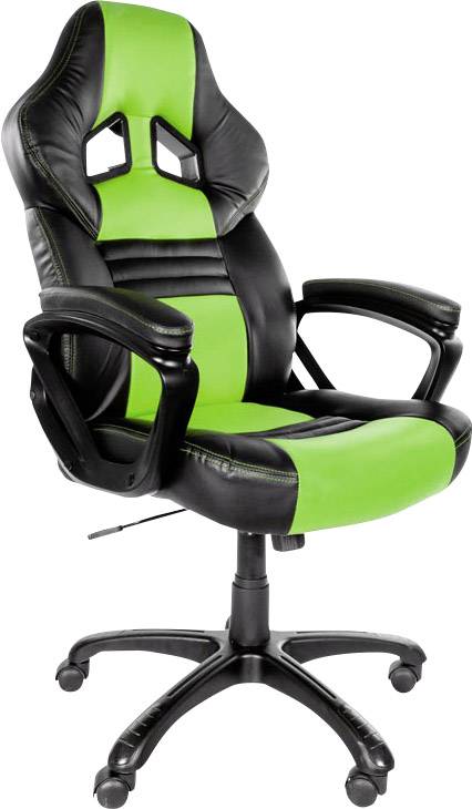 Arozzi Monza Gaming Chair Schwarz-Grün Gaming-Stuhl Schwarz, Grün