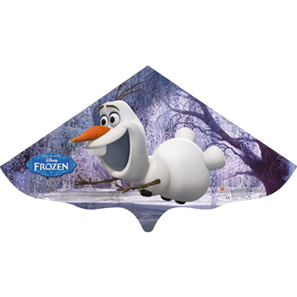 Günther Flugspiele Einleiner Drachen Disney Frozen "Olaf" Spannweite (Details) 1150 mm Windstärken-Eignung 3 - 5 bft