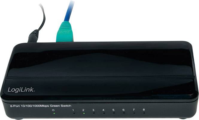 LogiLink NS0106 Netzwerk Switch NS0106 8 Port 1 GBit/s