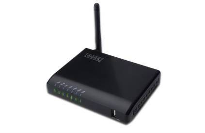 Digitus DN-13023 WLAN USB Multifunktions-Printserver 150 MBit/s