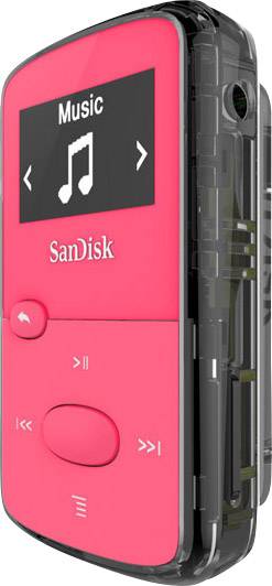 SanDisk Clip Jam™ MP3-Player 8 GB Pink Befestigungsclip, FM Radio